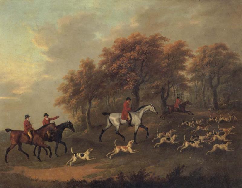 John Nost Sartorius Entering the Woods A Hunt oil painting image